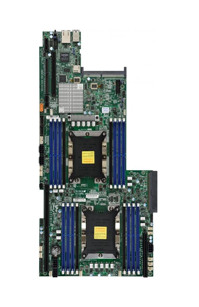 X11DPG-SN SuperMicro Socket LGA 3647 Intel C621 Chipset Intel Xeon Scalable Processors Support DDR4 16x DIMM 10x SATA2 3.0Gb/s Proprietary Motherboard (Refurbished)