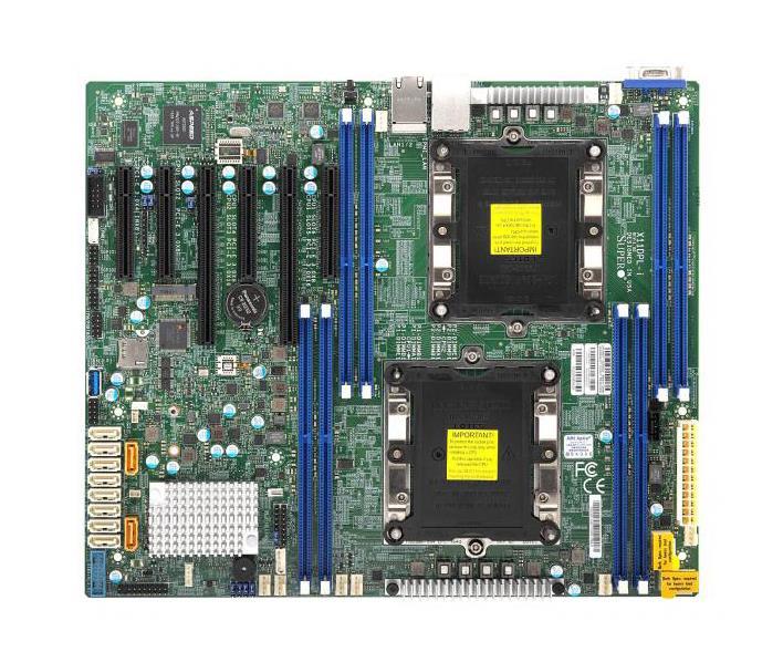 X11DPL-I-O SuperMicro X11DPL-I Dual Socket LGA 3647 Intel C621 Chipset Intel Xeon Scalable Processors Support DDR4 8x DIMM 10x SATA3 6.0Gb/s ATX Server Motherboard (Refurbished)