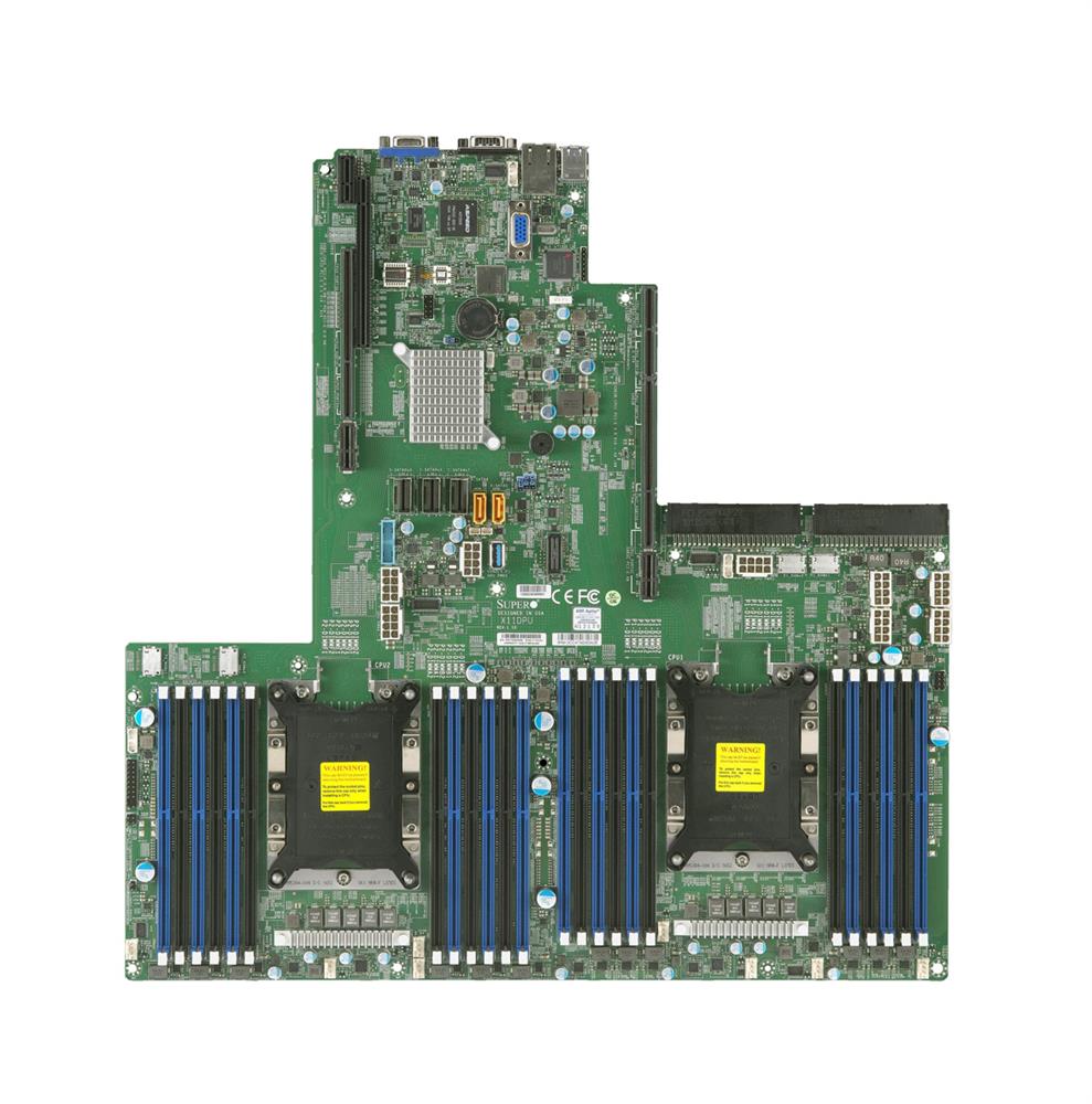 X11DPU SuperMicro Socket LGA 3647 Intel C621 Chipset Intel Xeon Scalable Processors Support DDR4 24x DIMM 14x SATA3 6.0Gb/s Proprietary Ultra/WIO Motherboard (Refurbished)