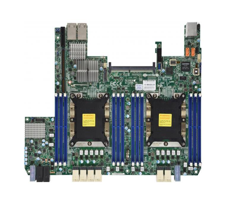 X11DSN-TSq SuperMicro Dual Socket LGA 3647 2nd Generation Intel Xeon Scalable Processors Support DDR4 12x DIMM Proprietary Server Motherboard (Refurbished)

