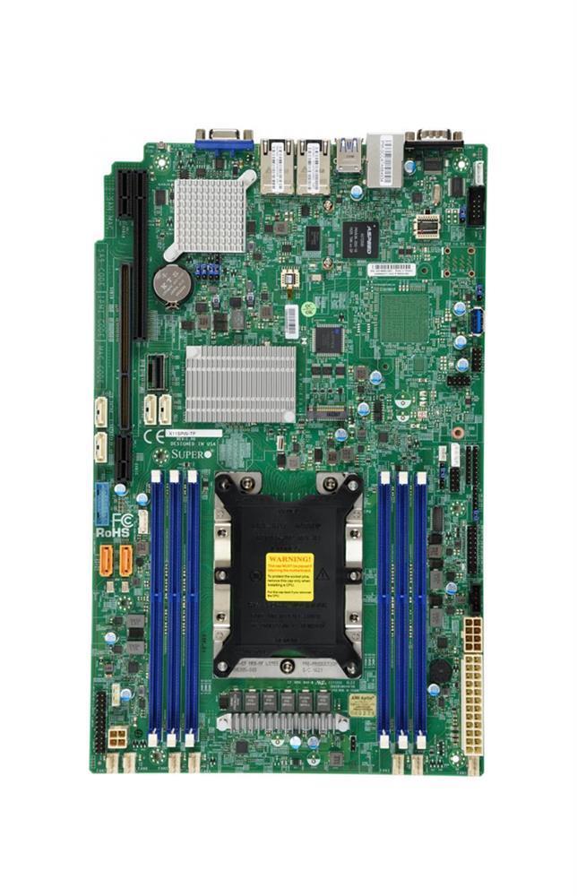 X11SPW-TF-O SuperMicro X11SPW-TF Socket LGA-3647 Intel C622 Chipset Intel Xeon Scalable Processors Support DDR4 6x DIMM 10x SATA3 6.0Gb/s Proprietary WIO Server Motherboard (Refurbished)