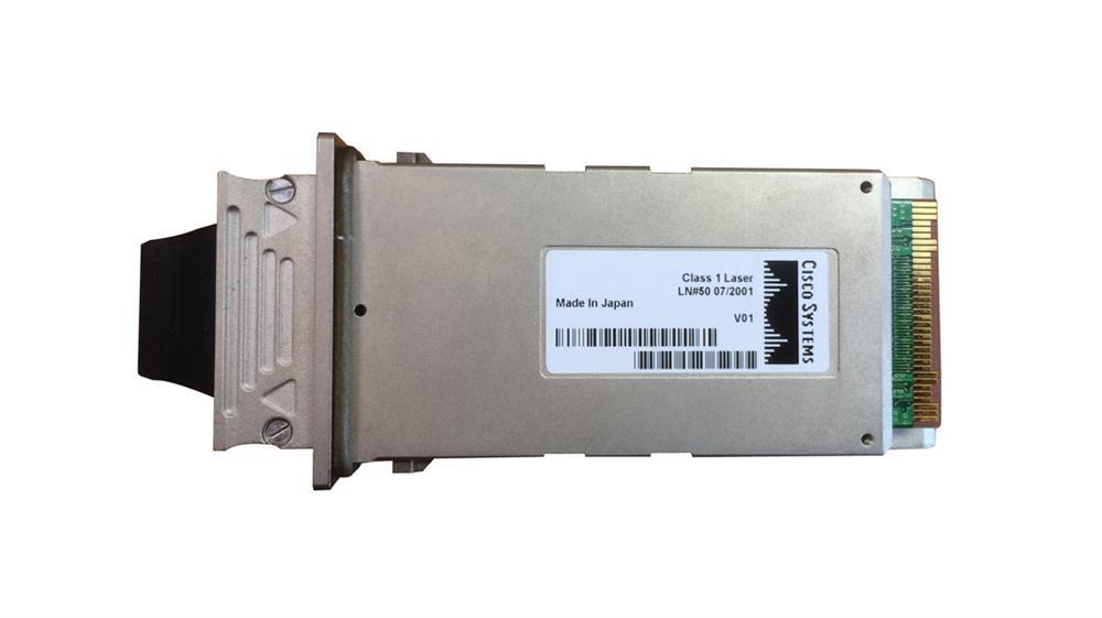 X2-10GB-ZR-120KM Cisco 10Gbps 10GBase-ZR Single-Mode Fibre 120km 1550nm Duplex SC Connector X2 Transceiver Module
