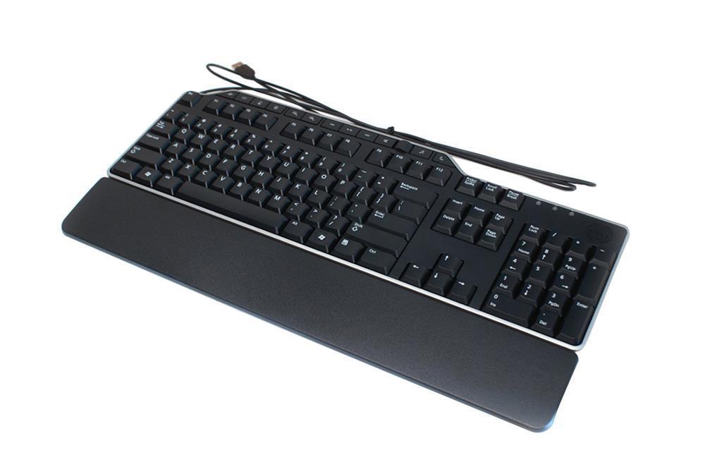 X20M8-NIB Dell Slim Design Usb Multimedia Keyboard; Black/silver 2x Usb P