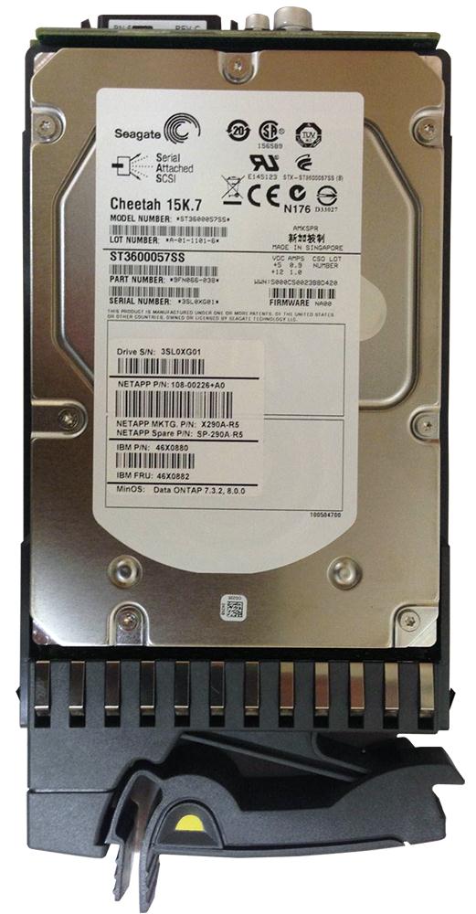X290A-R5 NetApp 600GB 15000RPM SAS 6Gbps 16MB Cache 3.5-inch Internal Hard Drive for FAS2000 Series