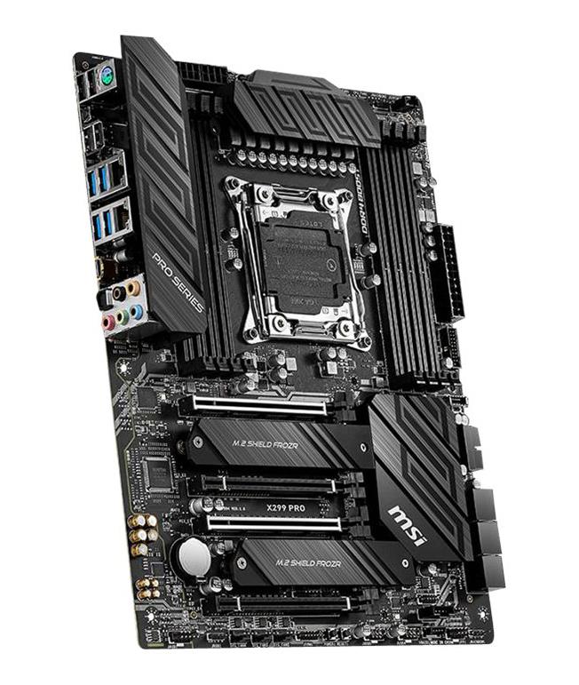 X299-A PRO MSI Socket LGA 2066 Intel X299 Chipset Core X-Series Processors Support DDR4 8x DIMM 6x SATA3 6.0Gb/s ATX Motherboard (Refurbished)