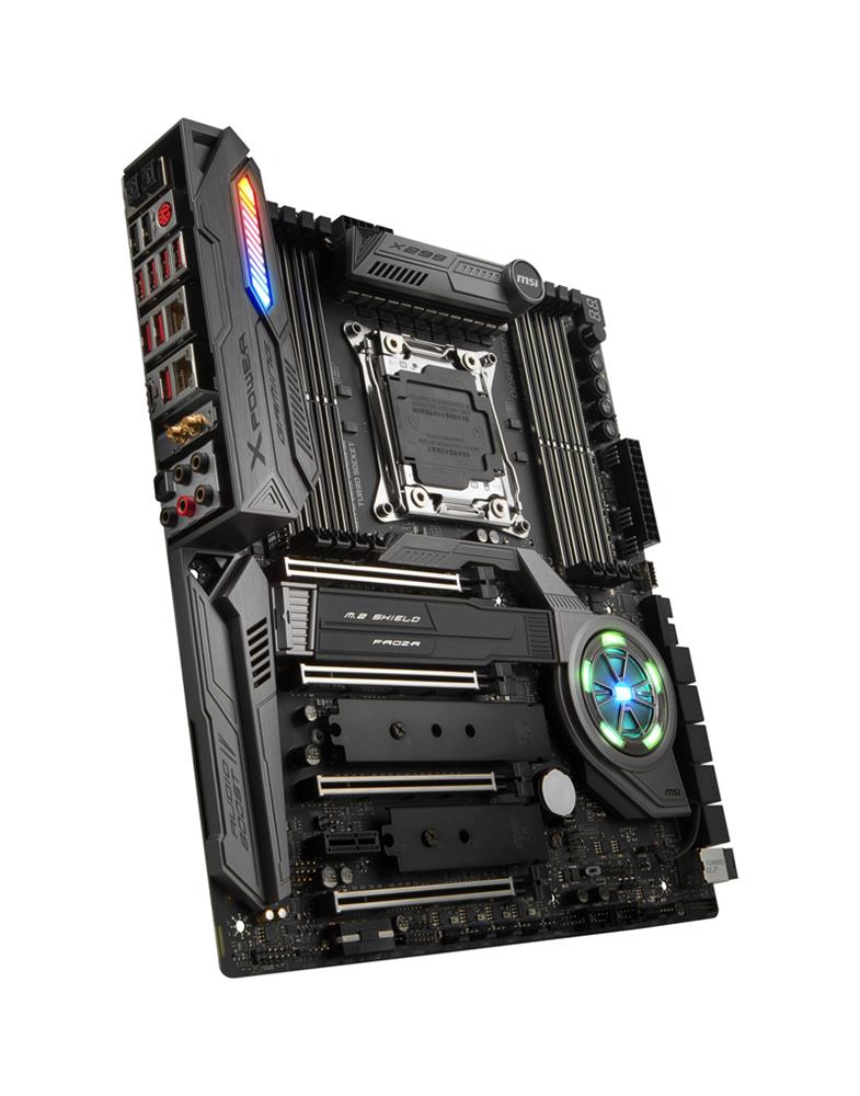 X299XPOWERGAMINGAC MSI Socket 2066 Intel X299 Chipset Core X-Series Processors Support DDR4 8x DIMM 8x SATA 6.0Gb/s ATX Motherboard (Refurbished)