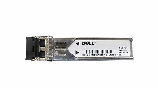 X3366 Dell 2Gbps 1000Base-SX Multi-mode Fiber 500m 850nm Transmitter Wavelength LC Connector SFP Transceiver Module