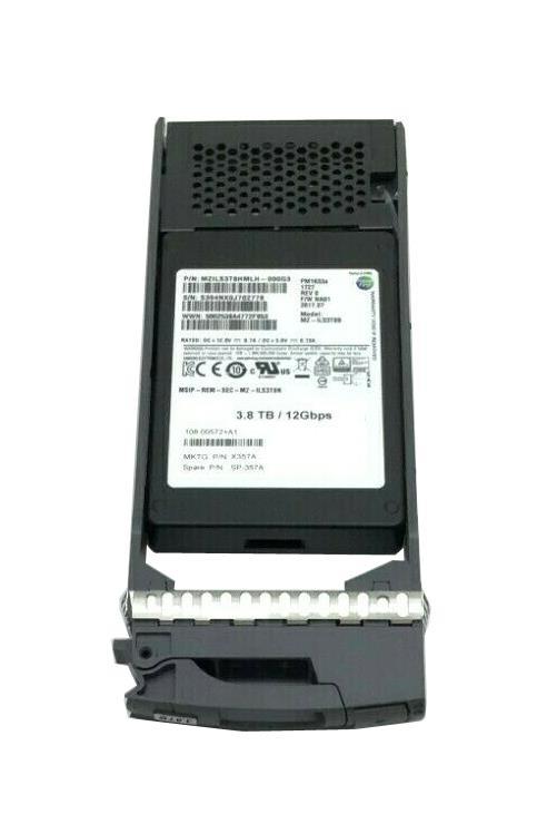 X357A NetApp 3.8TB SAS 12Gbps Multi-Stream Write 2.5-inch Internal Solid State Drive (SSD) for DS224C