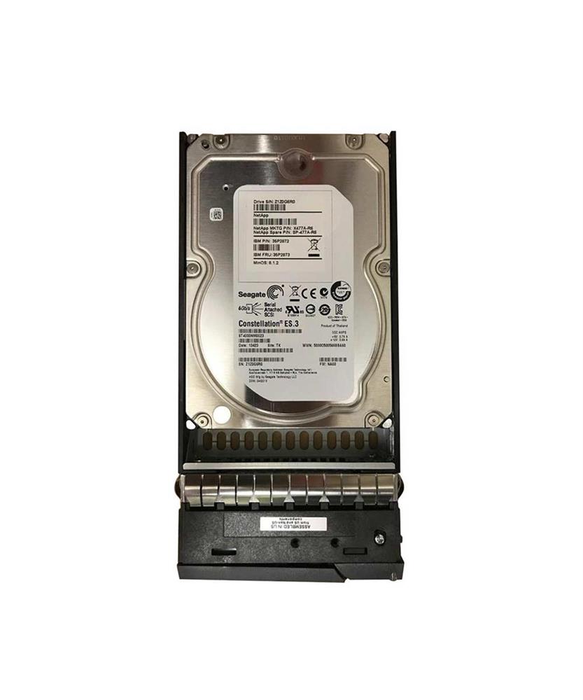 X477A NetApp 4TB 7200RPM SAS 6Gbps Nearline 3.5-inch Internal Hard Drive for DS4243 DS4246 and FAS2240-4
