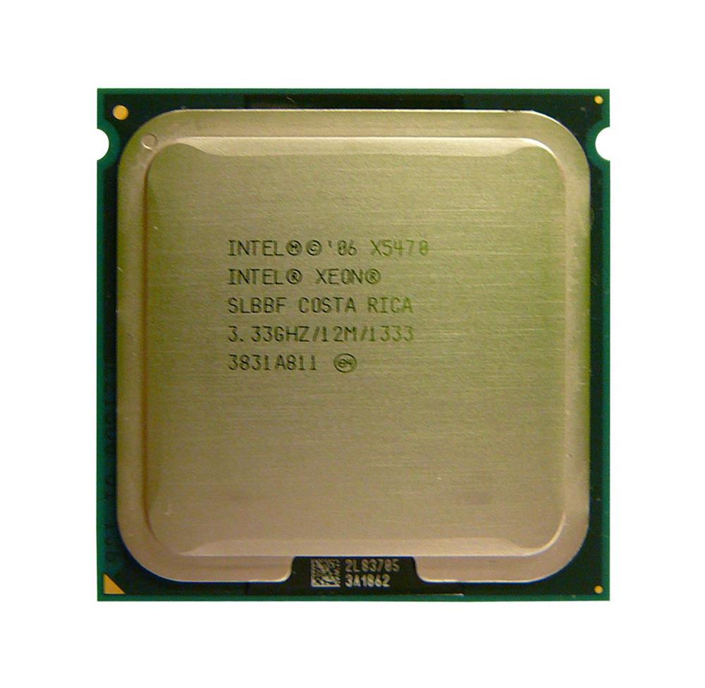 X5470 Intel Xeon Quad Core 3.33GHz 1333MHz FSB 12MB L2 Cache Processor