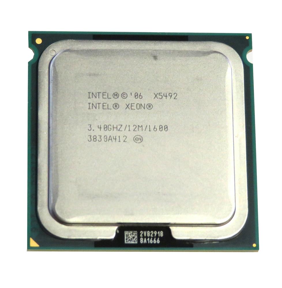 X5492 Intel Xeon Quad Core 3.40GHz 1600MHz FSB 12MB L2 Cache Socket 771 (LGA771) Processor