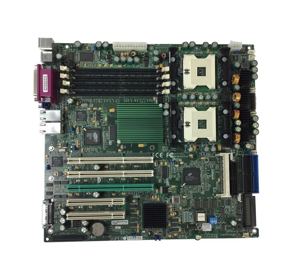 X5DE8-GG SuperMicro Socket mPGA604 Serverworks GC-SL Chipset Extended ATX Server Motherboard (Refurbished)