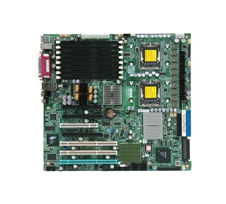 X7DA8-B SuperMicro X7DA8 Dual Socket LGA 771 Intel 5000X Chipset Quad/Dual 64-Bit Intel  Xeon Processors Support DDR2 8x DIMM 6x SATA2 Extended ATX Server Motherboard (Refurbished)