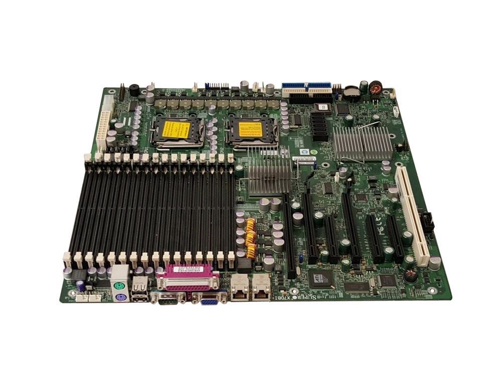 X7DBI+-O SuperMicro X7DBI+ Dual Socket LGA 771 Dual 64-Bit Xeon Processors Support DDR2 16x DIMM 6x SATA 3.0Gb/s Enhanced Extended ATX Server Motherboard (Refurbished)