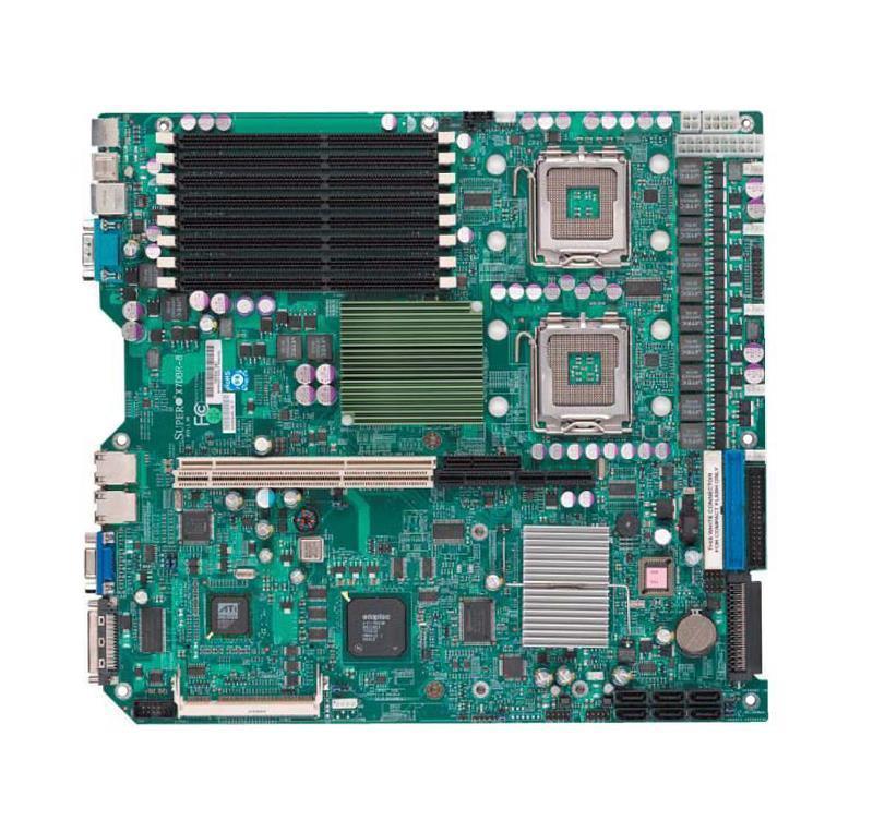 X7DBR-8-B SuperMicro X7DBR-8 Dual Socket LGA 771 Intel 5000 Chipset Quad & Dual 64-Bit Xeon Processors Support DDR2 8x DIMM 6x SATA 3.0Gb/s Extended-ATX Server Motherboard (Refurbished)