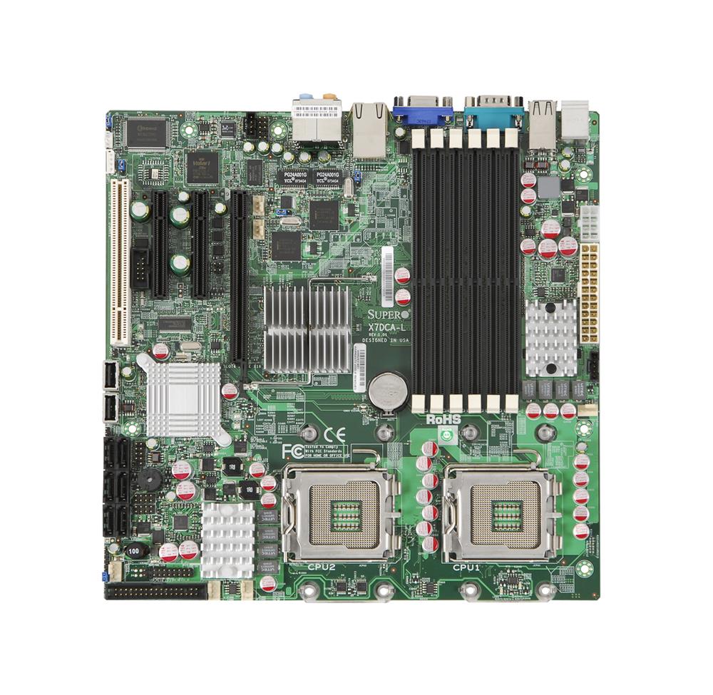 X7DCA-L SuperMicro Socket LGA771 Intel 5100 (San Clemente) Chipset ATX Server Motherboard (Refurbished)
