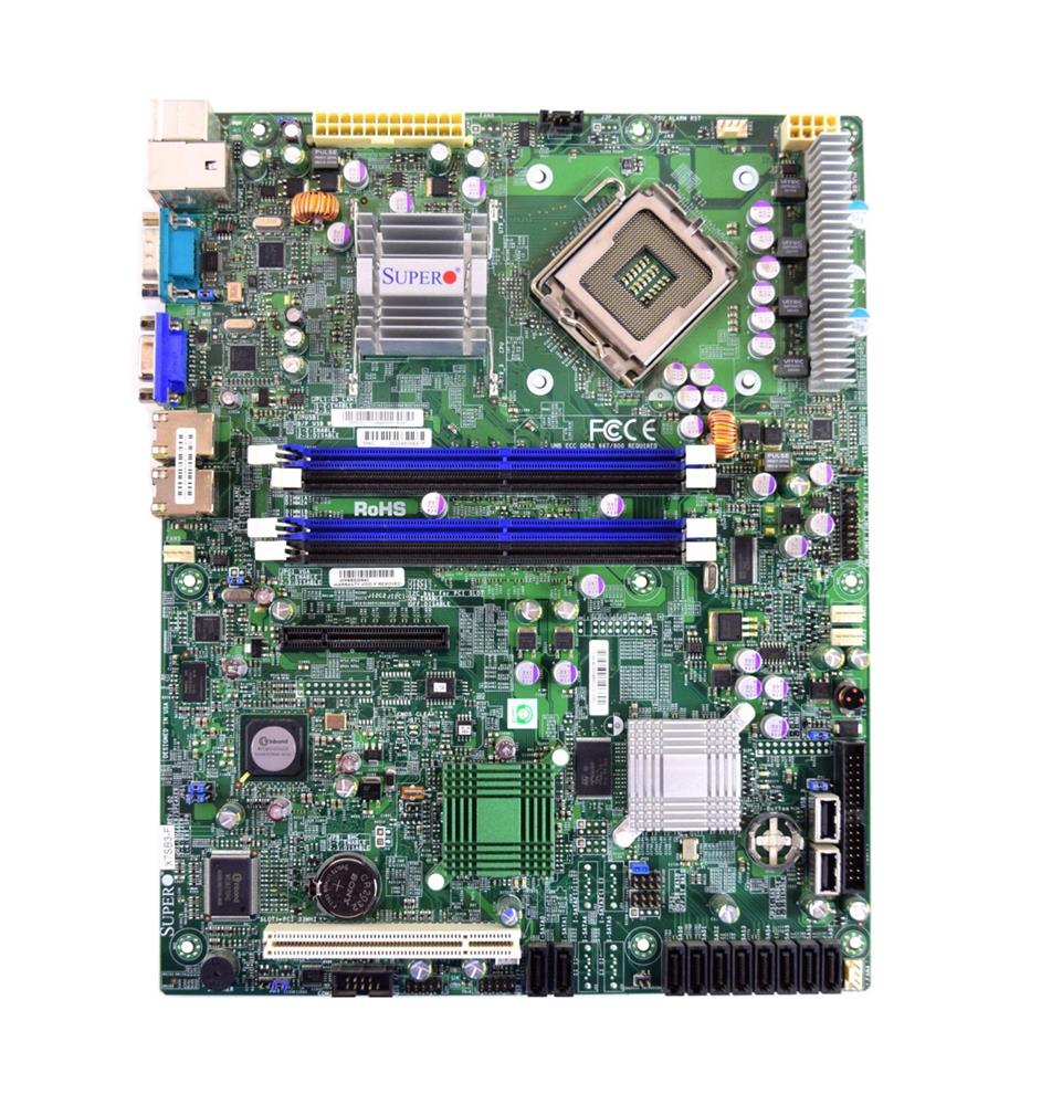 X7SB3-F-O SuperMicro X7SB3-F Socket LGA 775 Intel 3210 + ICH9 Chipset Intel Xeon 3000 / Core 2 Quad/ Duo Processors Support DDR2 4x DIMM 2x SATA 3.0Gb/s ATX Server Motherboard (Refurbished)