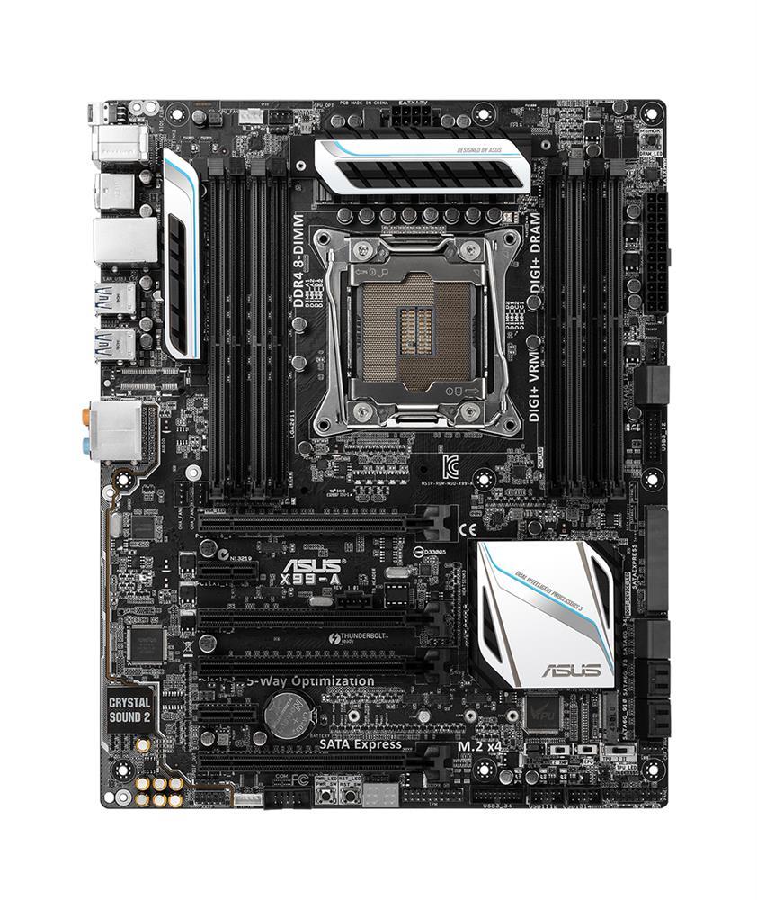 X99-A ASUS X99 Chipset Socket LGA2011-v3 8 DDR4 3way SLI+ XFire ATX Motherboard (Refurbished)