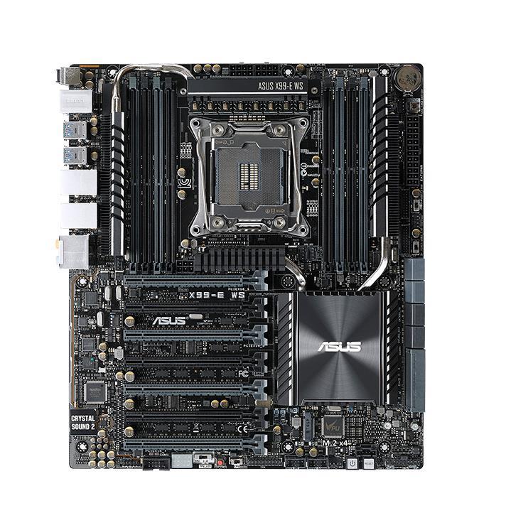 X99-E WS Asus Socket LGA 2011-v3 Intel X99 Chipset Core i7 X-Series Processors/ Xeon E5-1600 v3/ E5-2600 v3/ E5-1600 v4/ E5-2600 v4 Processors Support DDR4 8x DIMM 8x SATA 6.0Gb/s CEB Motherboard (Refurbished)