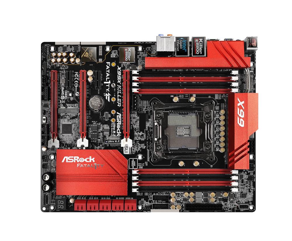 X99X-KILLER ASRock Socket-LGA2011 V3 Fatal1ty X99x Killer ATX System Board (Refurbished)