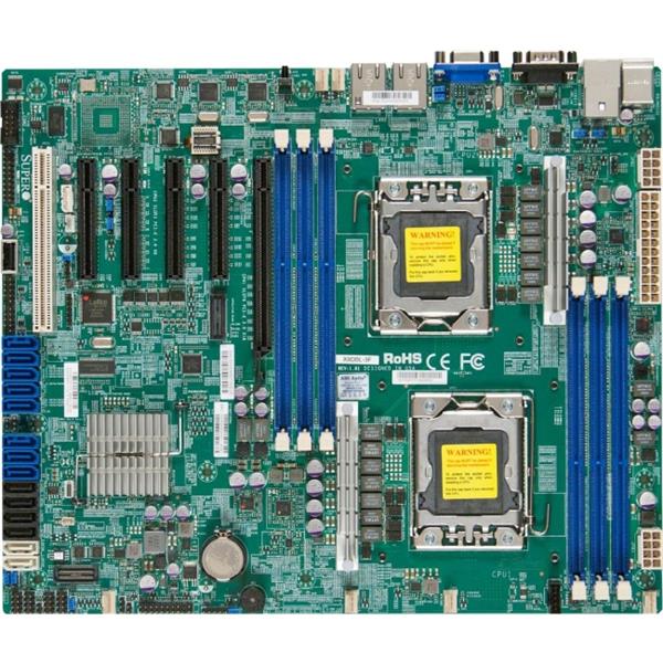 X9DAL-3-O SuperMicro X9DAL-3 Dual LGA 1356 Intel C606 Chipset Intel Xeon E5-2400 v2 Processors Support DDR3 6x DIMM 4x SATA2 3.0Gb/s ATX Motherboard (Refurbished)