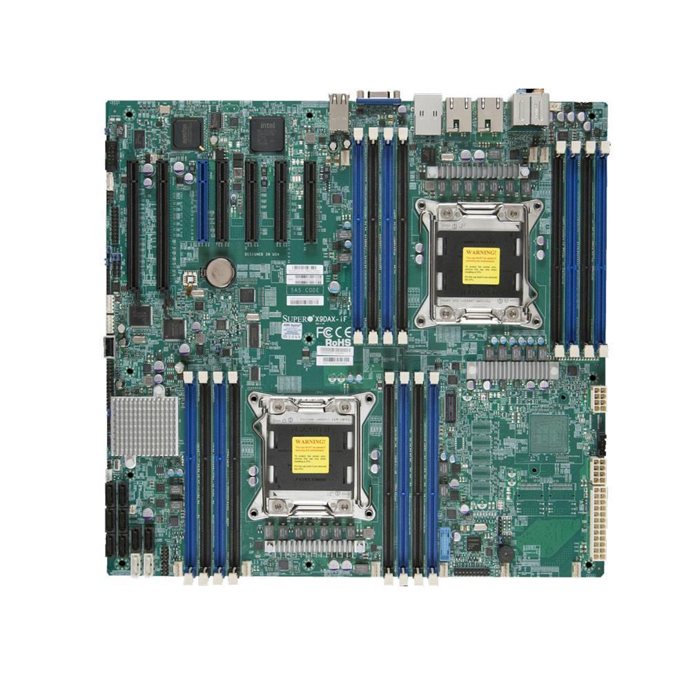 X9DAXIFO SuperMicro Dual LGA2011 Intel C602 DDR3 Enhanced Extended-ATX Server Motherboard (Refurbished)