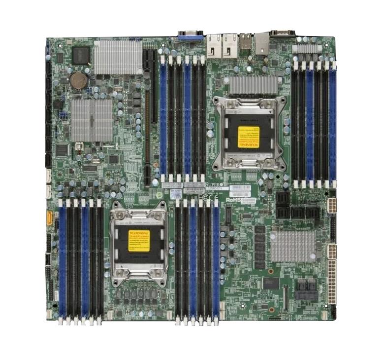 X9DRD-CT+Plus SuperMicro X9DRD-CT+ Socket LGA 2011 Intel C602 Chipset Intel Xeon E5-2600/ E5-2600v2 Processors Support DDR3 24x DIMM 8x SATA3 3.0Gb/s Enhanced Extended-ATX Motherboard (Refurbished)