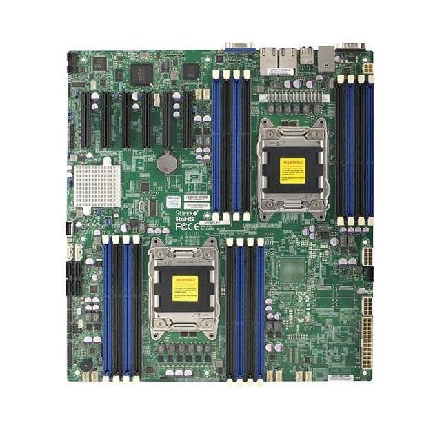 X9DRD-EF-O SuperMicro X9DRD-EF Dual Socket LGA 2011 Intel C602J Chipset Intel Xeon E5-2600/E5-2600 v2 Processor Support DDR3 16x DIMM 2x SATA2 3.0Gb/s E-ATX Server Motherboard (Refurbished)