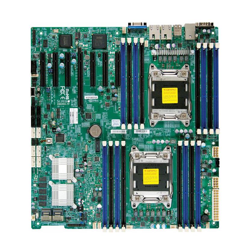X9DRH-7TF SuperMicro Intel C602 Chipset Xeon E5-2600 and E5-2600 v2 Series Processors Support Dual Socket R LGA-2011 Extended-ATX Server Motherboard (Refurbished)