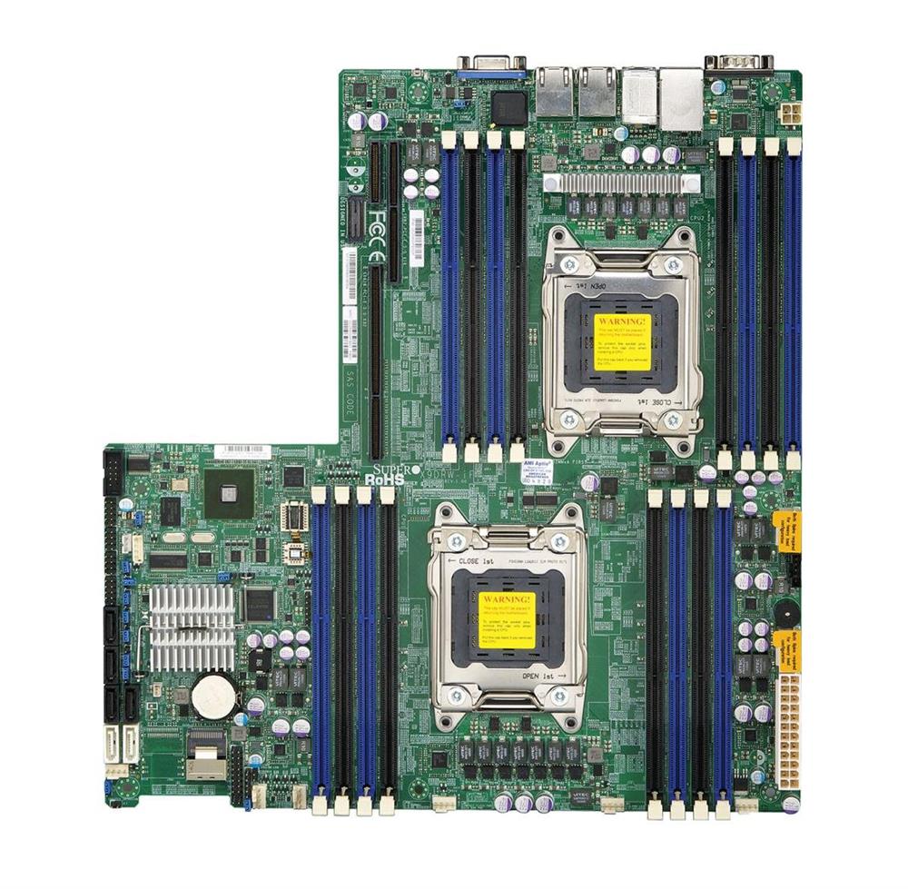 X9DRW-3F-B SuperMicro X9DRW-3F Dual Socket LGA 2011 Intel C606 Chipset Xeon E5-2600/ E5-2600 v2 Series Processors Support DDR3 16x DIMM 4x SATA2 3.0Gb/s Proprietary WIO Server Motherboard (Refurbished)