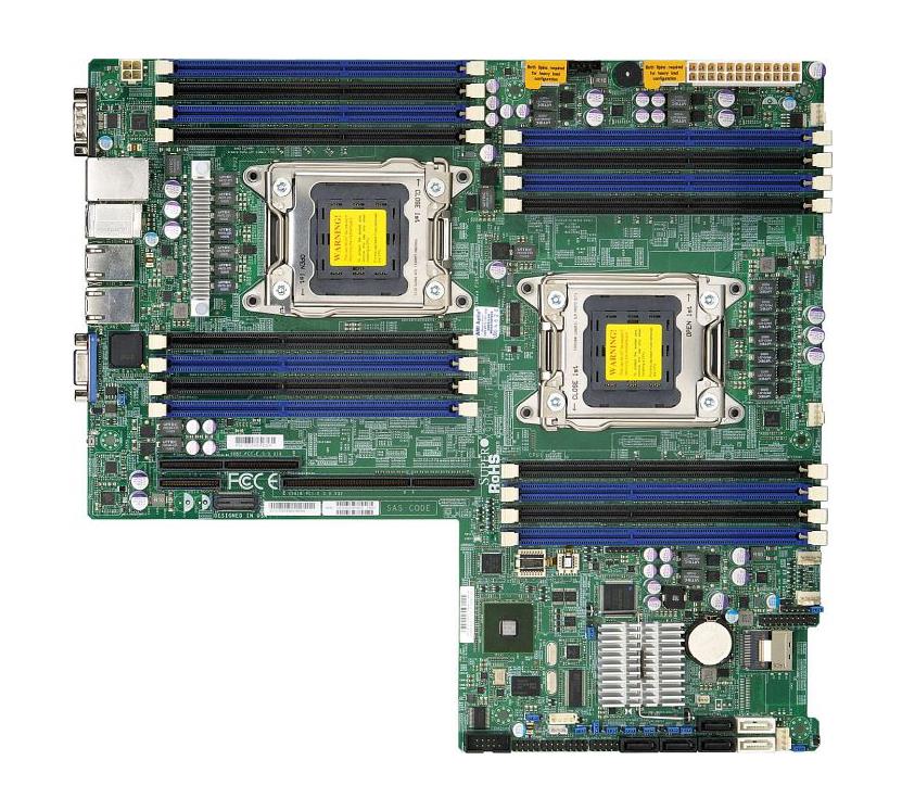 X9DRW-IF-B SuperMicro X9DRW-IF Dual Socket LGA 2011 Intel C602 Chipset Intel Xeon E5-2600/E5-2600 v2 Processors Support DDR3 16x DIMM 2x SATA3 6.0Gb/s Proprietary WIO Server Motherboard (Refurbished)