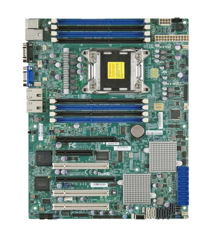 X9SRH-7F SuperMicro Dual Socket LGA 2011 Intel C602J Chipset Xeon E5-2600/ E5-1600 Series Processors Support DDR3 8x DIMM 2x SATA3 6.0Gb/s ATX Server Motherboard (Refurbished)
