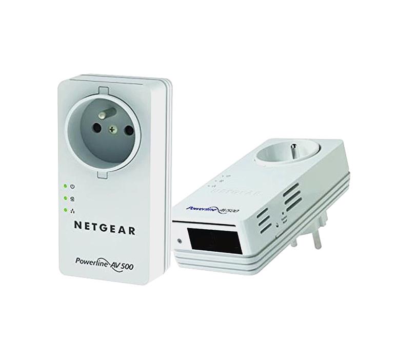 XAVB5602-100FRS NetGear Powerline 500 Nano PassThru 2-port Adapter