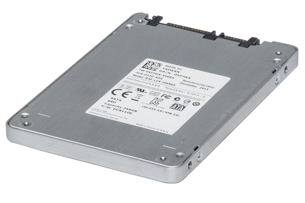 XFJWX Dell 256GB MLC SATA 6Gbps 2.5-inch Internal Solid State Drive (SSD)