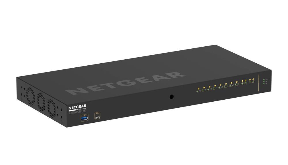 XSM4216F-100NAS Netgear AV Line M4250-16XF 16x1G/10G Fiber SFP+ Managed Switch - Manageable - 3 Layer Supported - Modular - Optical Fiber - 1U High - Rack-mountable -  (Refurbished)