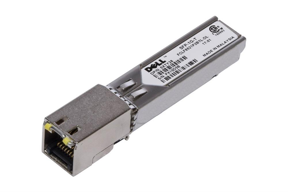 XTY28 Dell 1.25Gbps 1000Base-T Copper 100m RJ-45 Connector SFP Transceiver Module