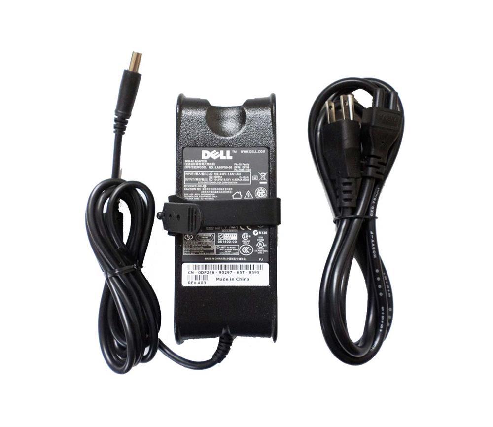 YD9W806 Dell 90Watt 19.5V-4.62Amp AC Adapter with Power Cord