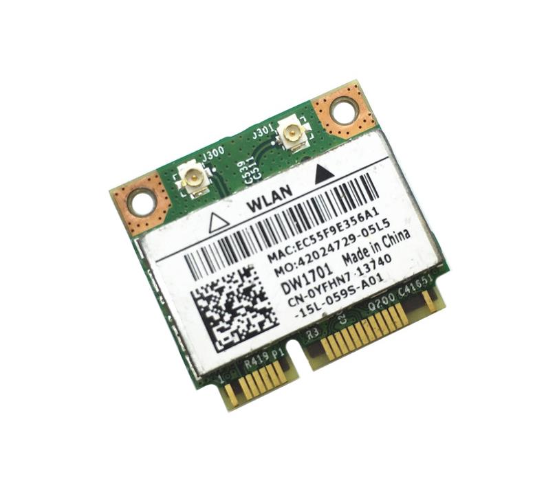 YFHN7 Dell Wireless Wlan 802.11n Card for Vostro 1540
