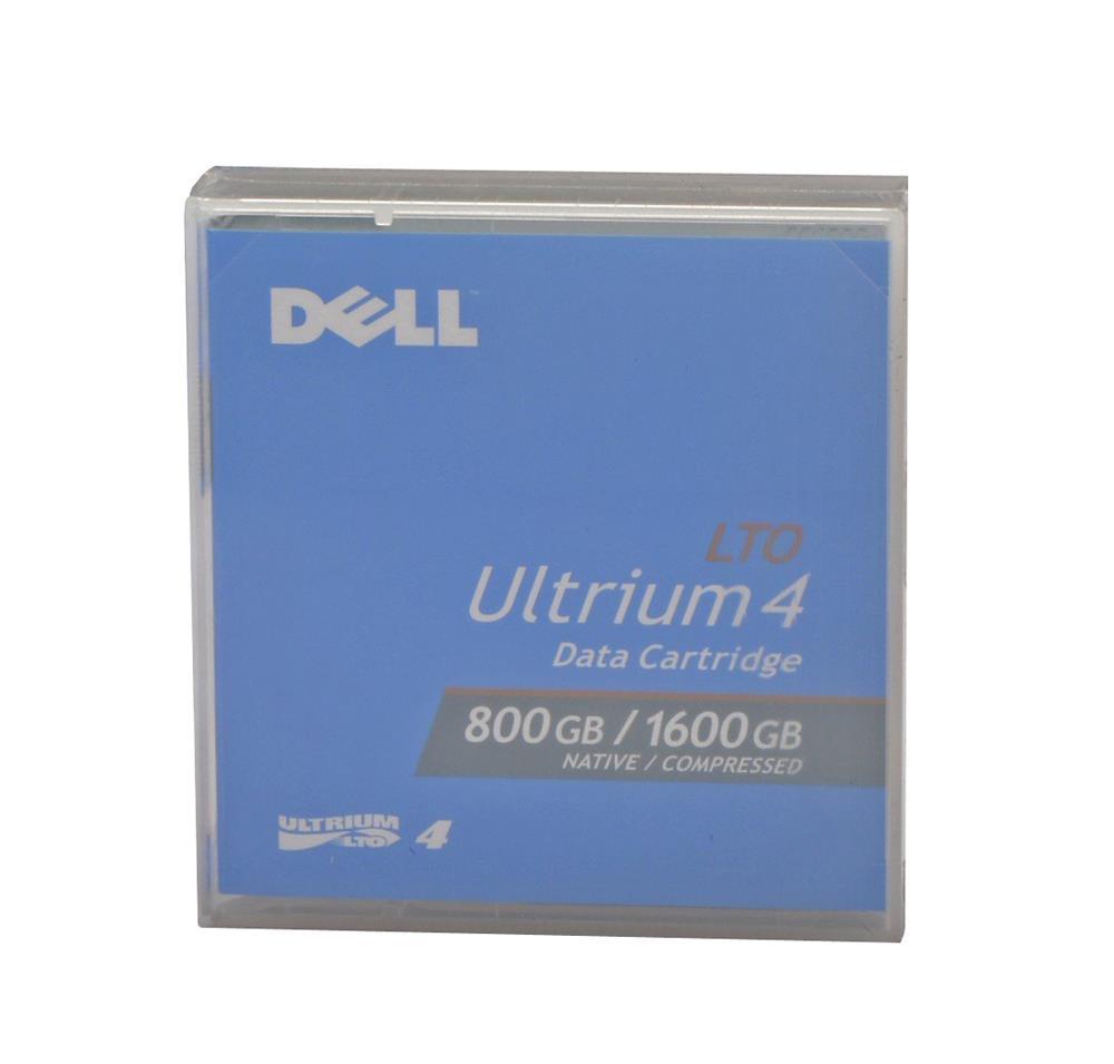 YN156 Dell 800GB(Native) / 1.6TB(Compressed) LTO Ultrium 4 1/2-inch Tape Media Cartridge