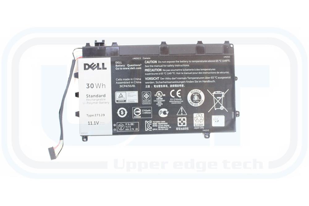 0YX81V Dell 30Wh 11.1V Laptop Battery Type 271J9 for Latitude 7350 (Refurbished)