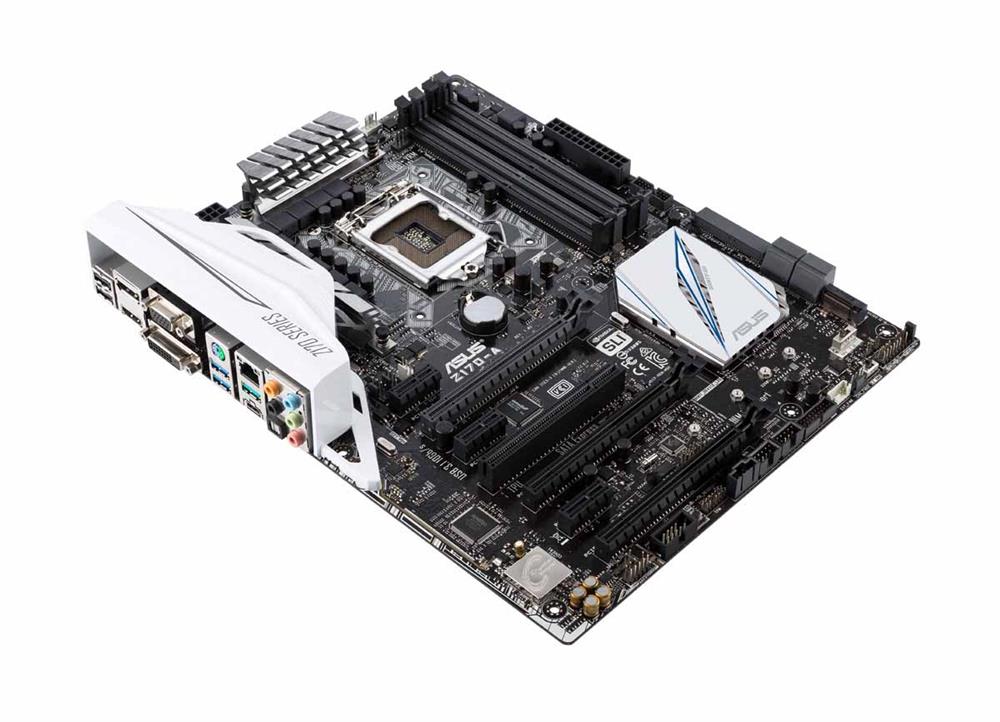 Z170-A ASUS Socket LGA 1151 Intel Z170 Chipset 7th/6th Generation Core i7 / i5 / i3 / Pentium / Celeron Processors Support DDR4 4x DIMM 6x SATA 6.0Gb/s ATX Motherboard (Refurbished)