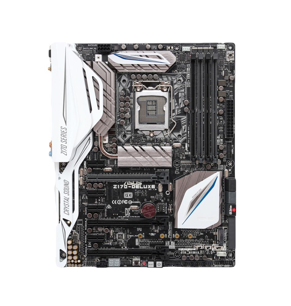 Z170-DELUXE ASUS Socket LGA1151 Intel Z170 Chipset ATX Motherboard (Refurbished)