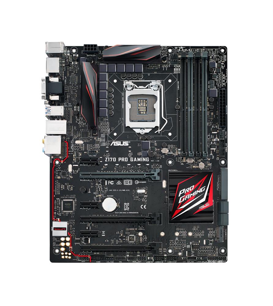 Z170 PRO GAMING ASUS Intel Z170 Chipset Socket LGA1151 6th Generation Core i7/ i5/ i3/ Pentium/ Celeron processors Support ATX Motherboard (Refurbished)