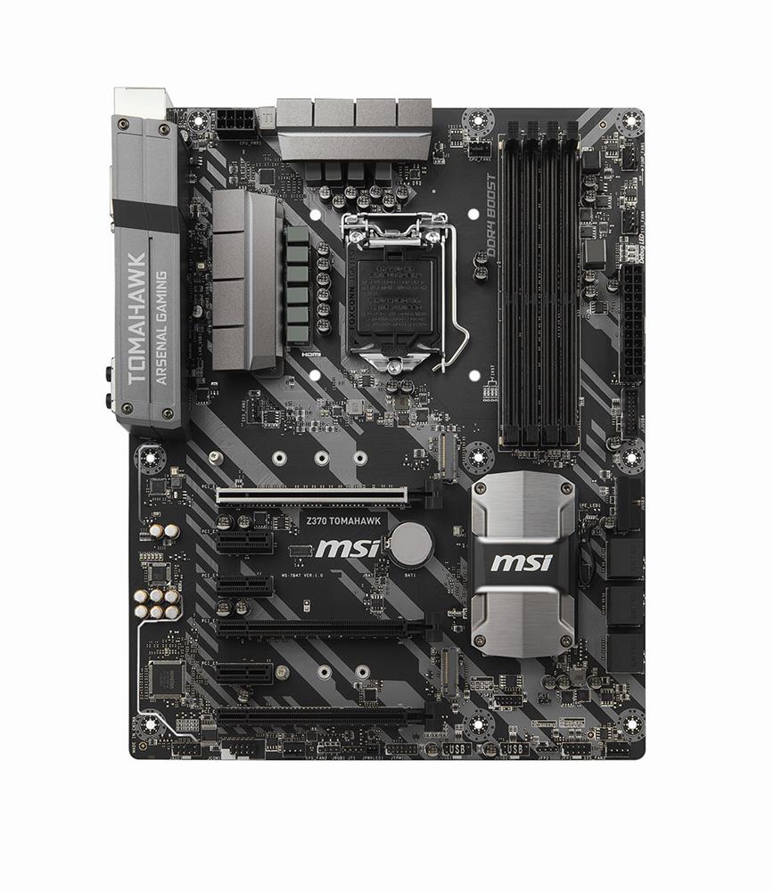 Z370 SLI PLUS MSI Socket LGA 1151 Intel Z370 Chipset 8th Generation Core i7 / i5 / i3 / Pentium / Celeron Processors Support DDR4 4x DIMM 6x SATA 6.0Gb/s ATX Motherboard (Refurbished)
