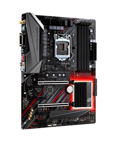 Z390 Phantom Gaming SLI/ac ASRock Socket LGA 1151 Intel Z390 Chipset 8th/9th Intel Core Processors Support DDR4 4x DIMM 6x SATA3 6.0Gb//s ATX Motherboard (Refurbished)