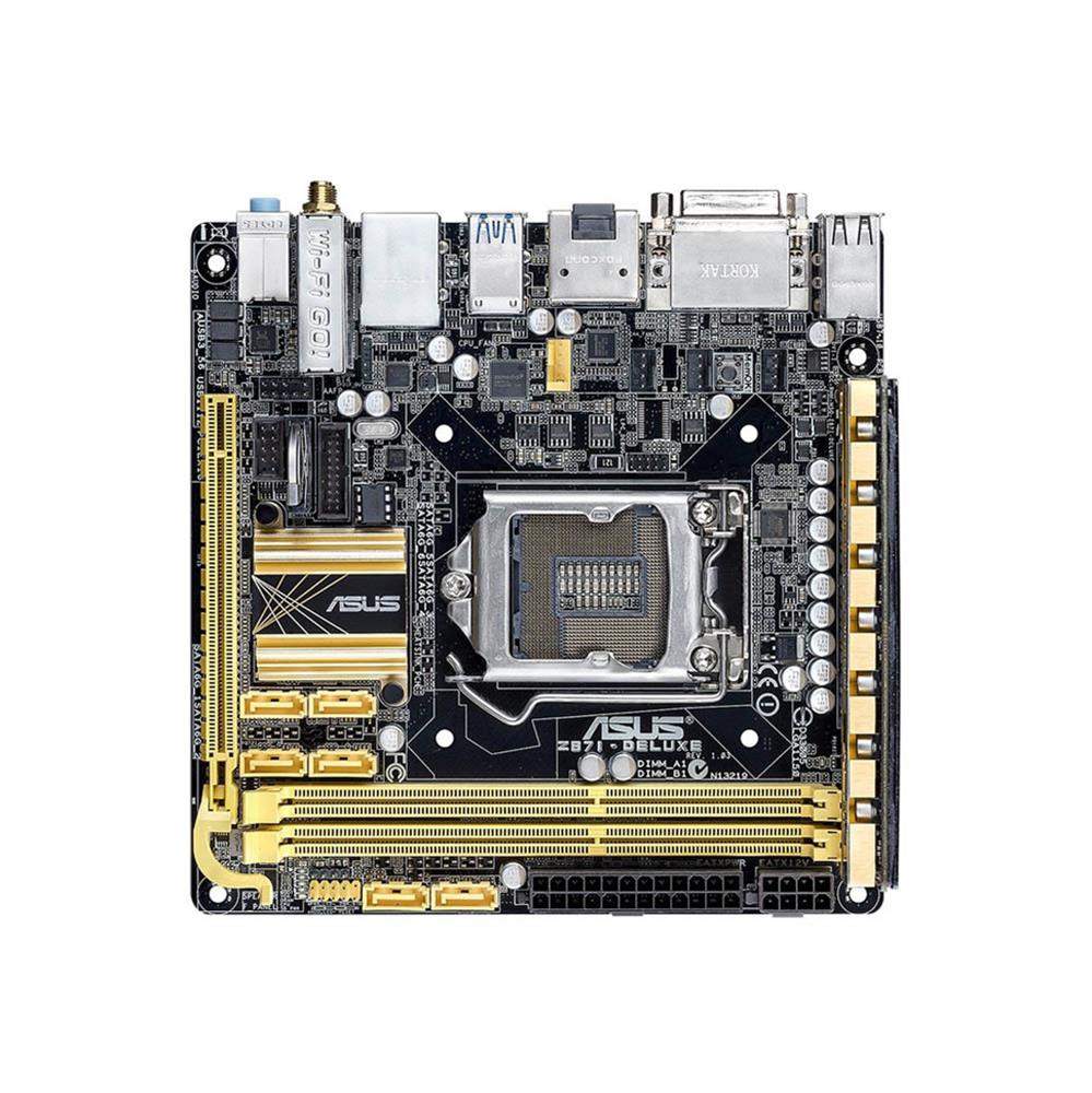 Z87I-DELUXE-A1 ASUS Z87i-deluxe Intel Core i7/i5/i3 LGA1150 Z87 DDR Motherboard (Refurbished)