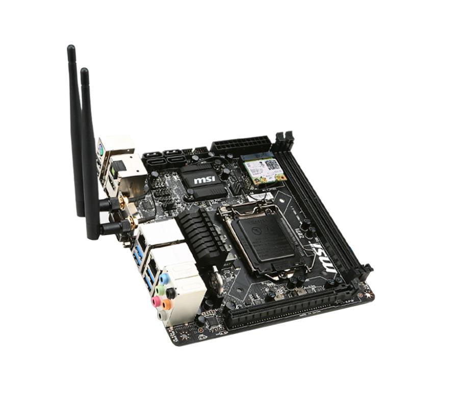 Z87IAC MSI Z87i Ac Intel Core i3/i5/i7 S1150 Z87 16GB DDR3 SATA PCi Express USB DVI/HDMI/displayport Mini-itx Motherboard (Refurbished)