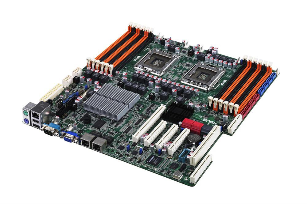 Z8NR-D12 ASUS Intel 5500 IOH/ ICH10R Chipset Quad-Core Xeon W5500 Series/ Six-Core/Quad-Core Xeon X5600/X5500 Series/ Quad-Core/Dual Core Xeon E5600/E5500 Series Processors Support Dual Socket LGA1366 Server Motherboard (Refurbished)