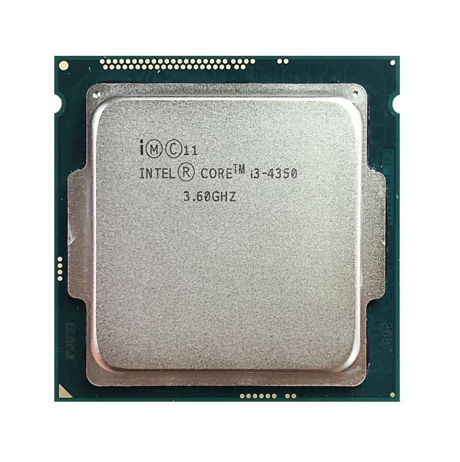 i3-4350 Intel Core i3 Dual-Core 3.60GHz 5.00GT/s DMI2 4MB L3 Cache Processor