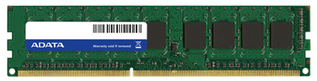 AD3R1333W8G9-SZZ ADATA 8GB PC3-10600 DDR3-1333MHz ECC Registered CL9 240-Pin DIMM Dual Rank Memory Module